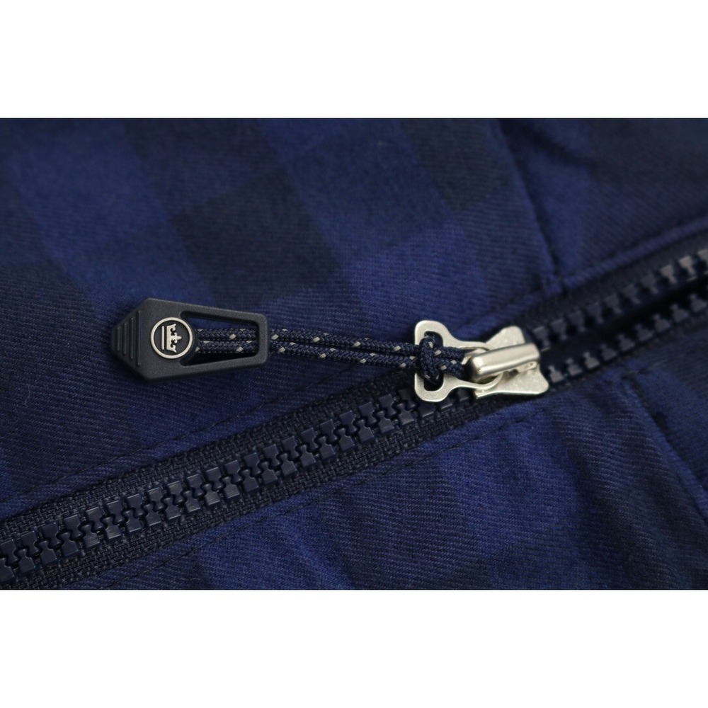 Peter Millar Vest Mens Navy Blue Fuse Elite Flannel Hybrid Performance XXL Plaid - Picture 8 of 16